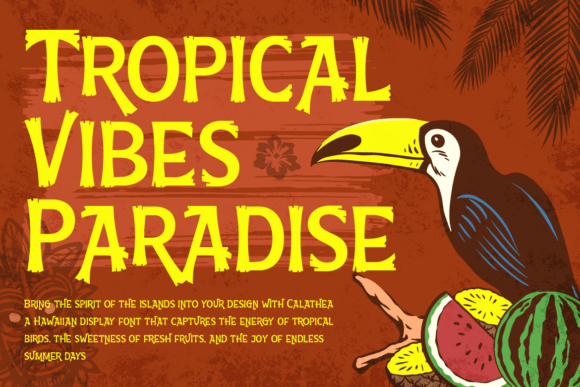 Calathea Font - Preview 2