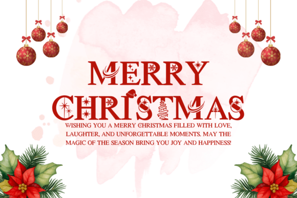 Christmas Magic Font - Preview 1