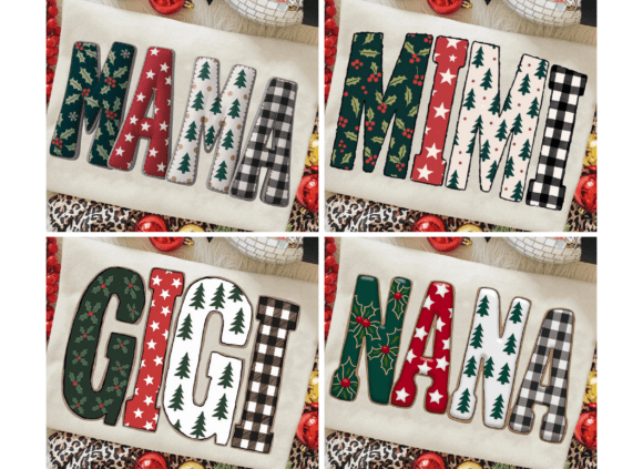 Christmas Mama Bundle, Patchwork Holiday