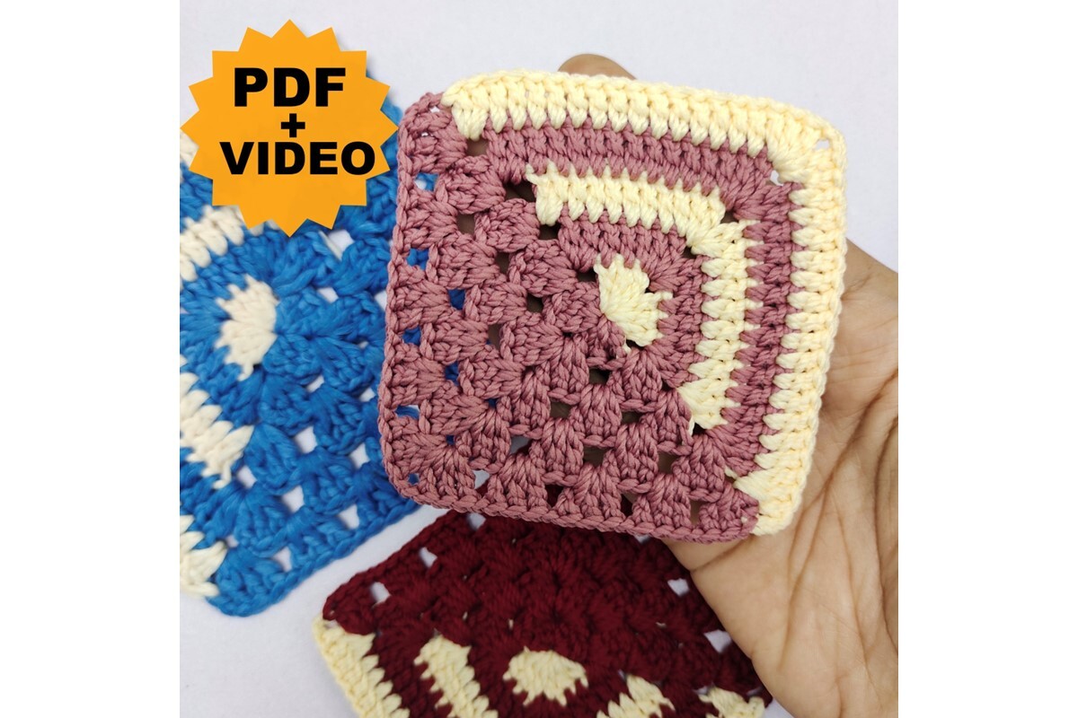 Crochet Granny Square Blanket Pattern