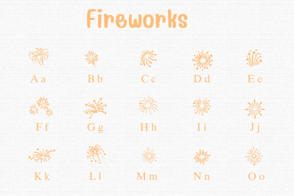 Fireworks Font - Preview 1