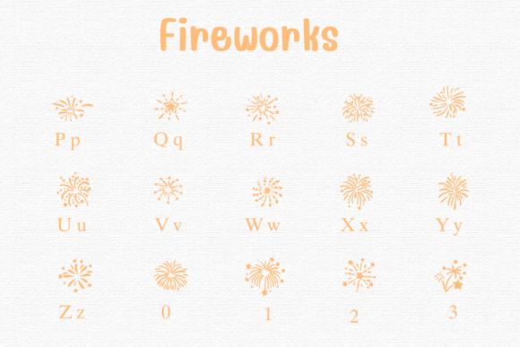 Fireworks Font - Preview 2