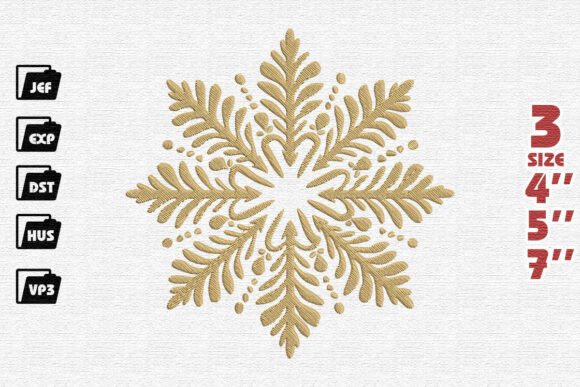 Floral Snowflake
