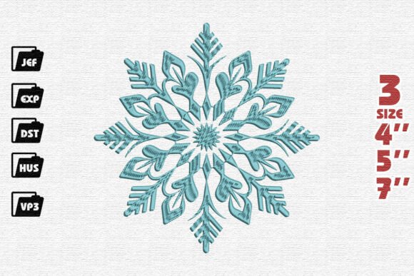 Floral Snowflake