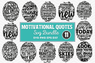 Motivational Quotes Svg Bundle Graphic by Styled Stock Mock · Creative ...