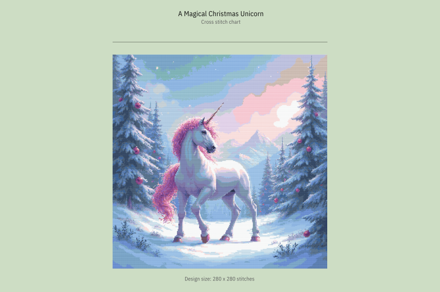 A Magical Christmas Unicorn
