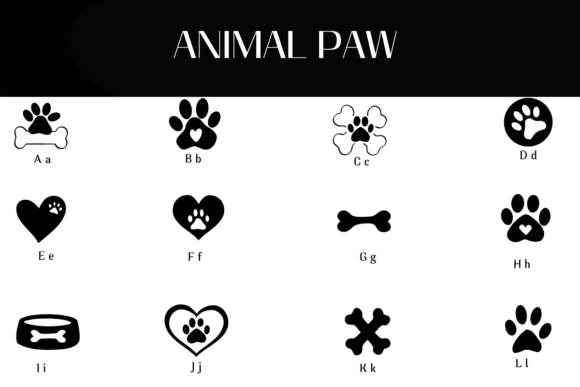Animal Paw Font - Preview 1