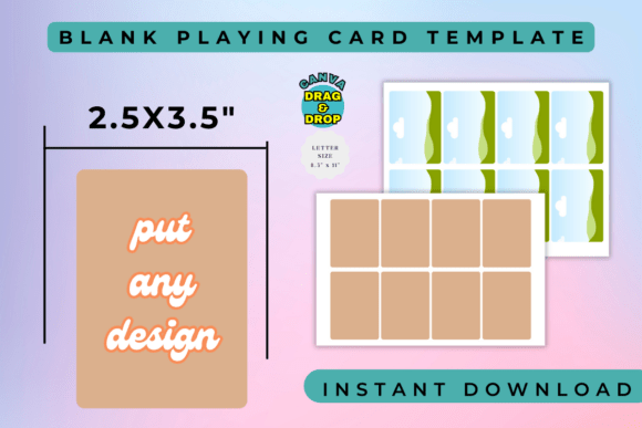 Blank Playing Card Template