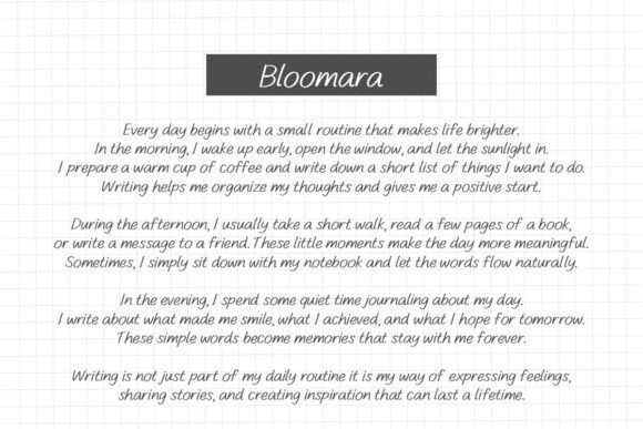 Bloomara Font - Preview 6