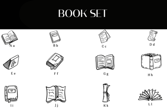Book Set Font - Preview 1