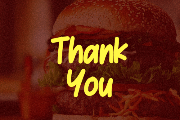 Burger Chicken Font - Preview 3
