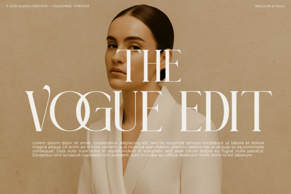 Calivorne Font - Preview 2