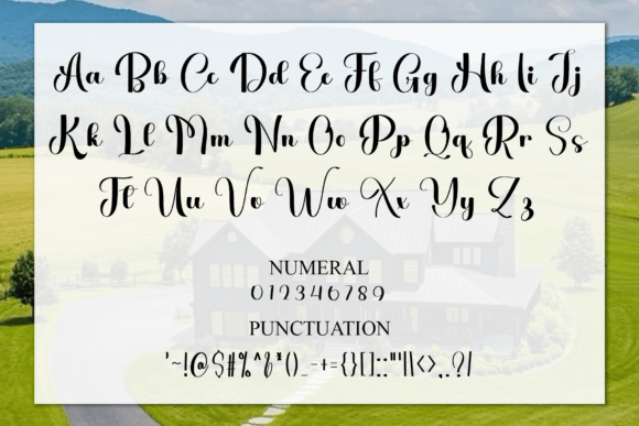 Country House Font - Preview 6