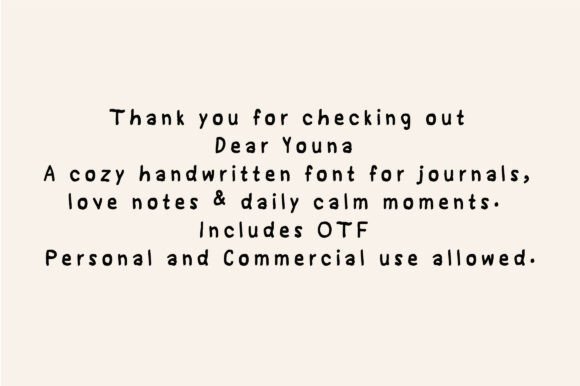 Dear Youna Font - Preview 4
