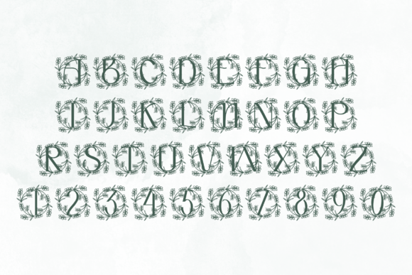 Elarose Monogram Font - Preview 3