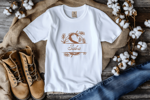 Elarose Split Monogram Font - Preview 2