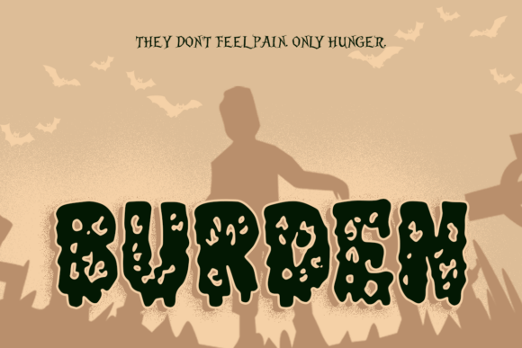 Freaky Zombie Font - Preview 1