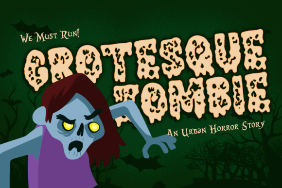 Freaky Zombie Font - Preview 2
