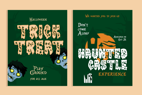 Freaky Zombie Font - Preview 4