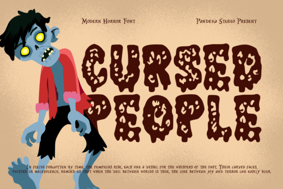 Freaky Zombie Font - Preview 5