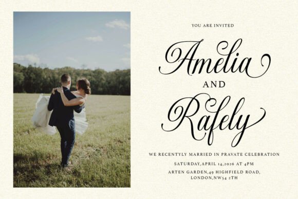 Gastonia Script Font - Preview 3