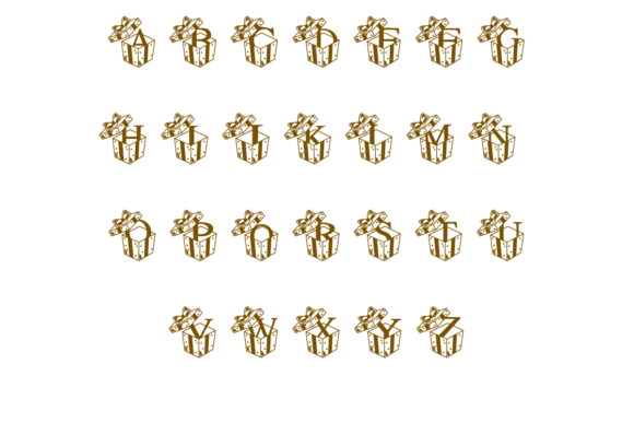 Gift Boxes Font - Preview 1