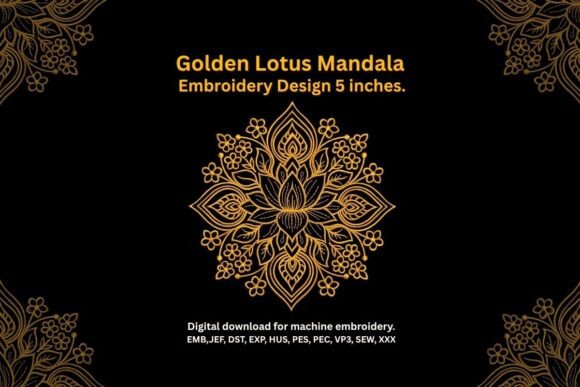 Golden Lotus Mandala