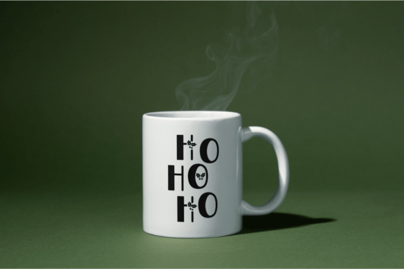 Holly Leaves Font PNG with transparent background - Preview 4