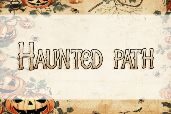 Haunted Path Font - Preview 1