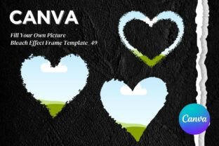 Heart Paint Canva Frame Valentine Effect