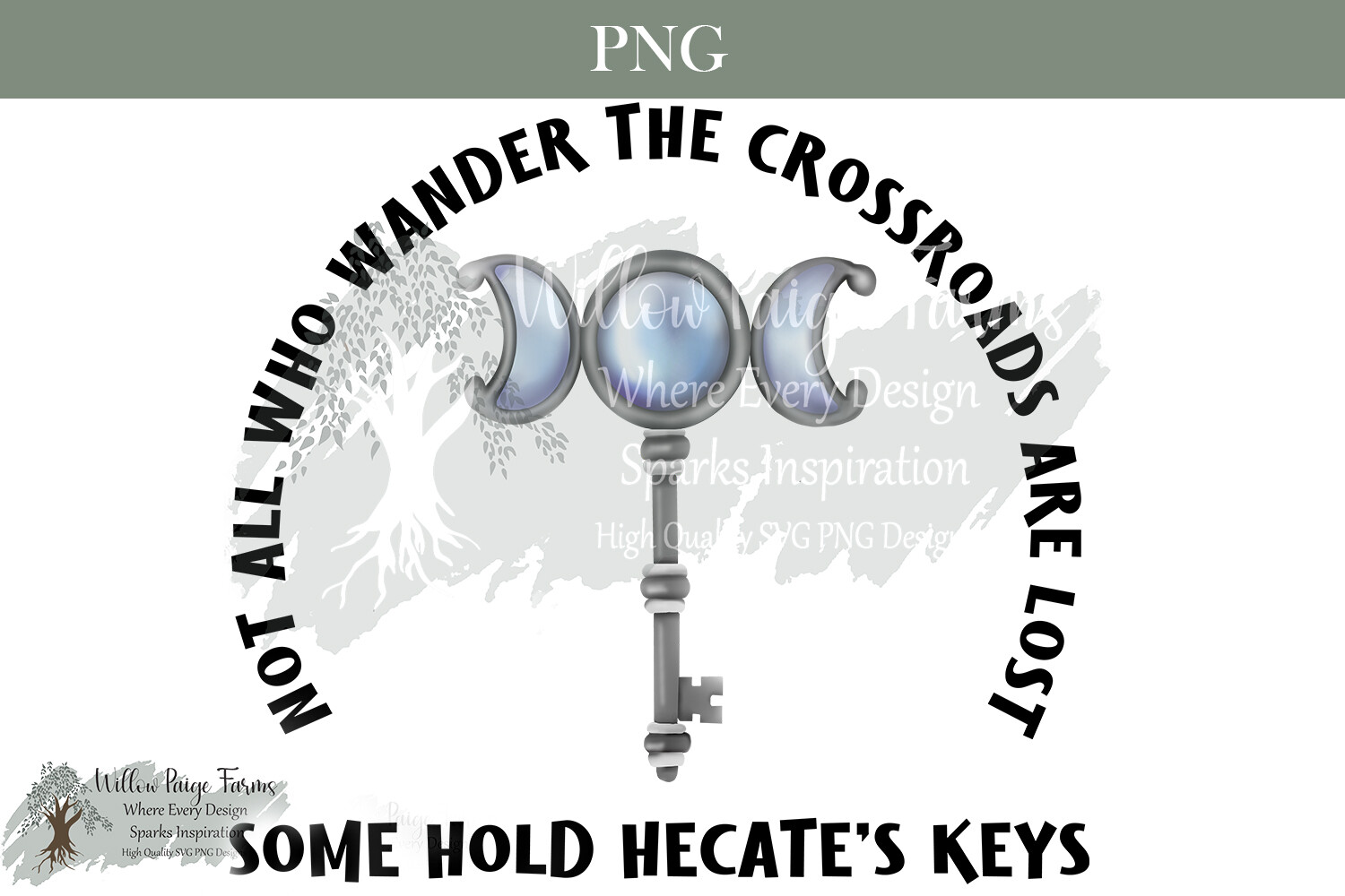 Hecate's Keys Moon Not all who wander