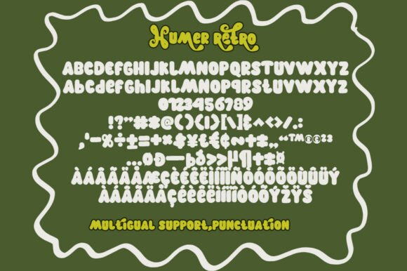Humer Retro Font - Preview 6
