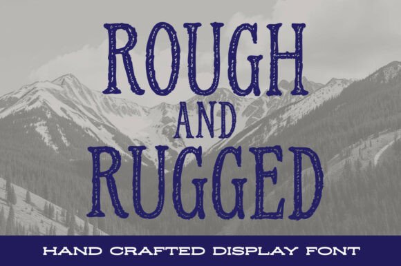Idaho Springs Font PNG with transparent background - Preview 1