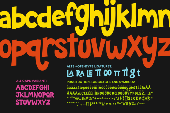 Laughing Matters Font PNG with transparent background - Preview 3