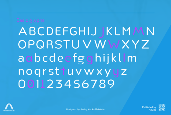 Nsai Pro Rounded Condensed Font PNG with transparent background - Preview 2