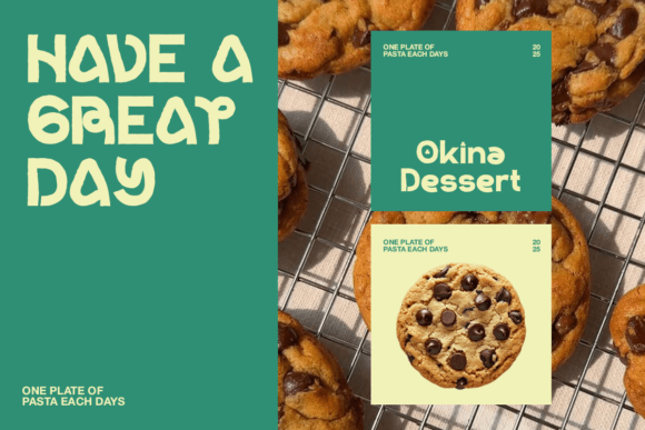 Okina Font PNG with transparent background - Preview 3