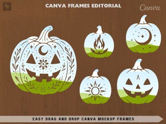 Pumpkin Boho Mystical Collect Canva