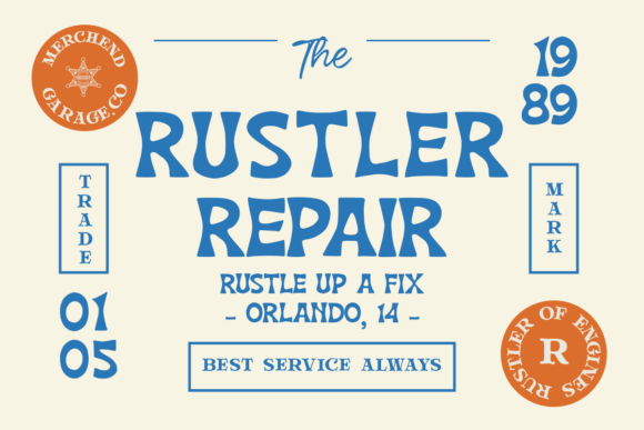 Reatro Retro Font PNG with transparent background - Preview 2
