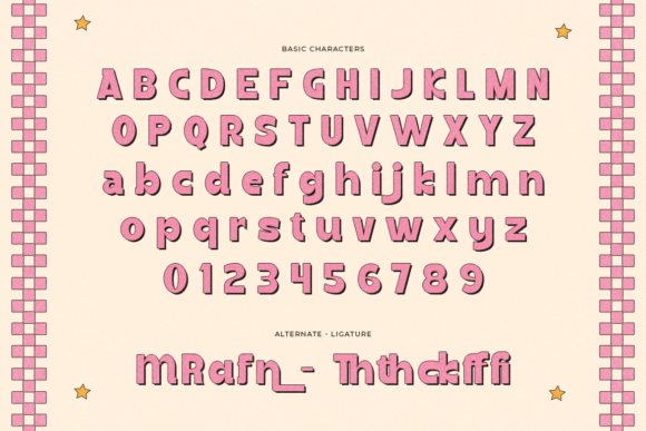Rodnick Font PNG with transparent background - Preview 1