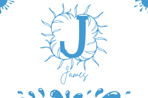 Rosalith Monogram Font PNG with transparent background - Preview 1