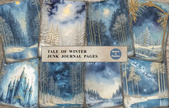 Tale of Winter Junk Journal Pages
