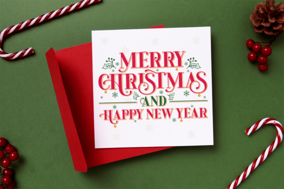 Amour Christmas Font - Preview 4