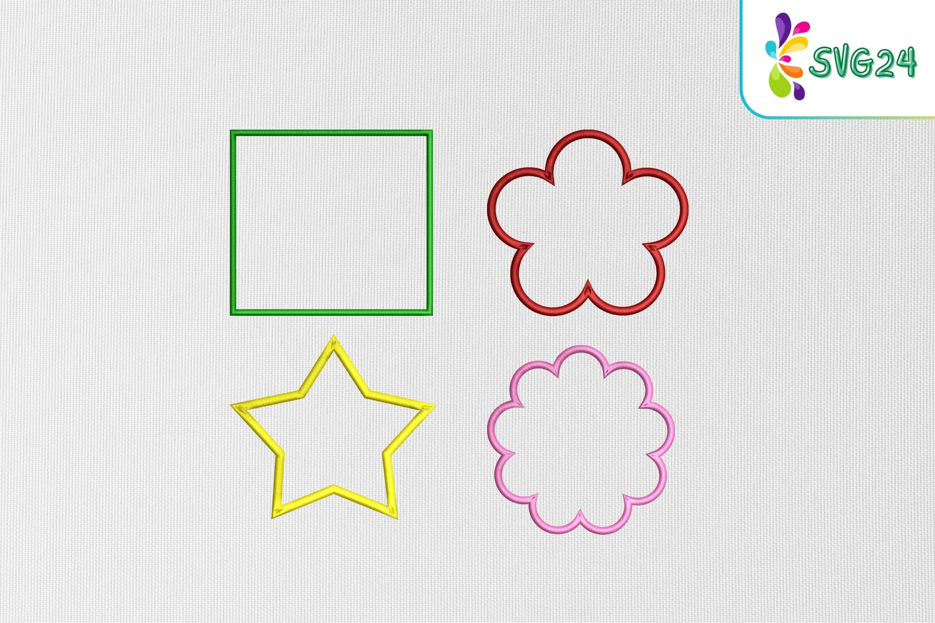 Basic Shape Outline Set