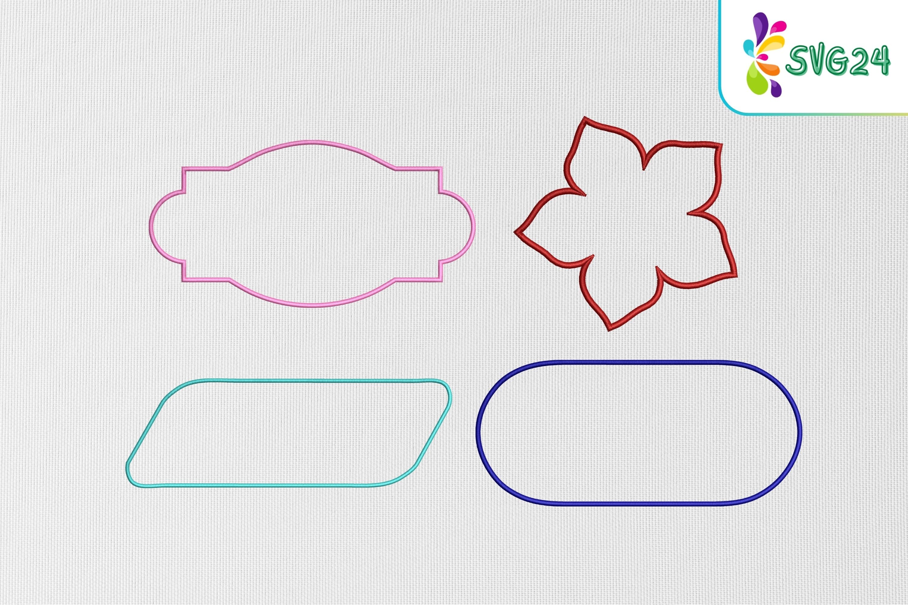 Decorative Shape Outline Set
