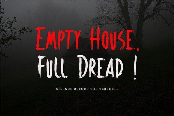 Dreadnight Font - Preview 2