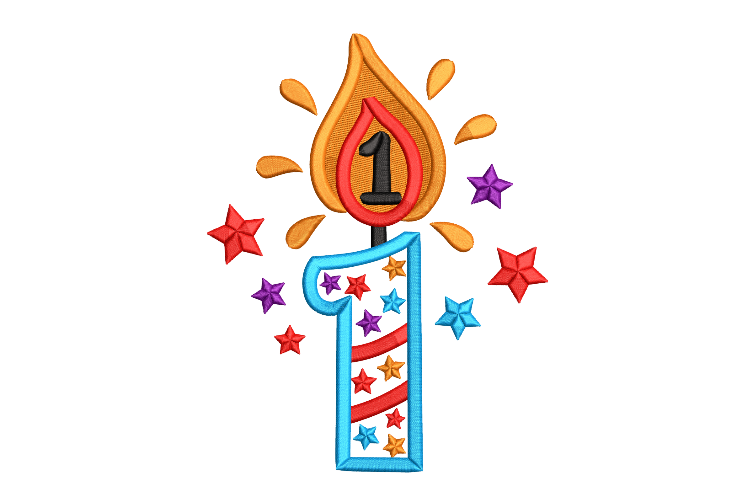 First Birthday Candle