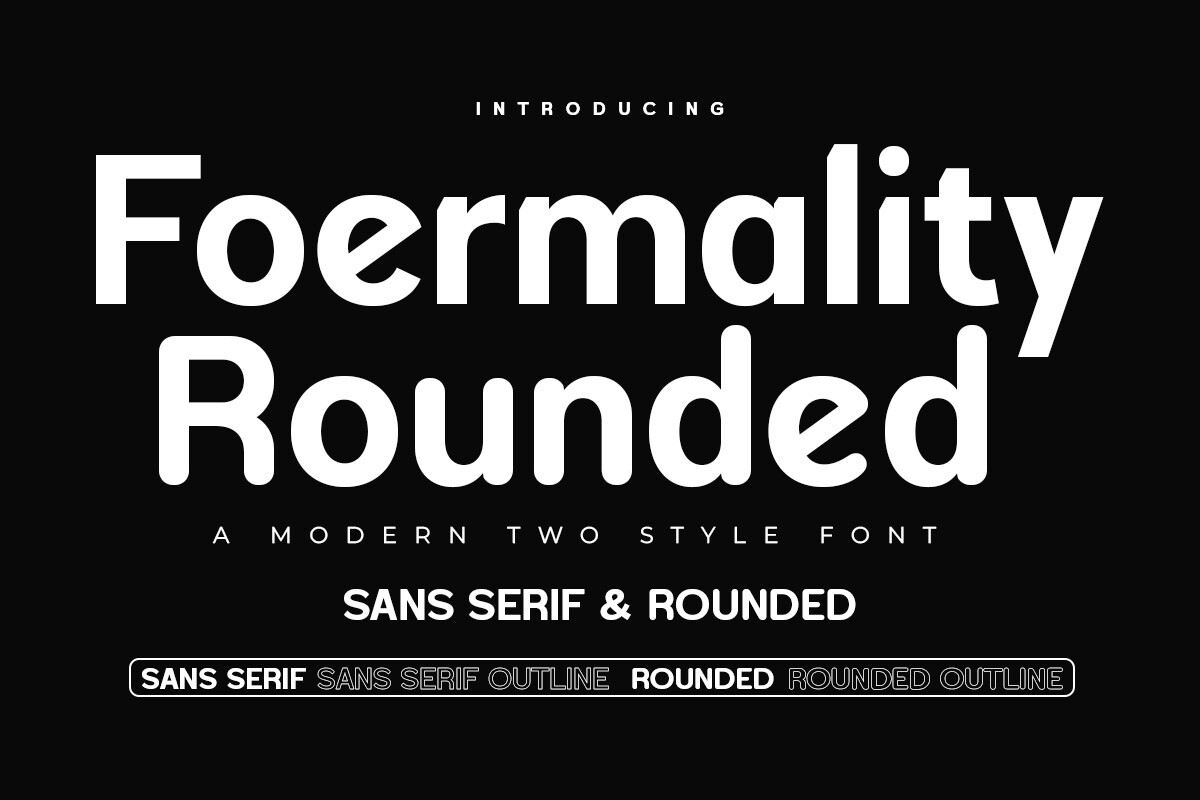 Foermality Rounded preview, placeholder image