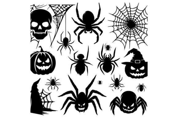 Halloween Silhouettes Icons
