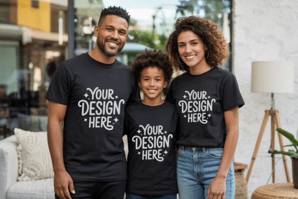 Matching Family BC3001 Group Mockup 1