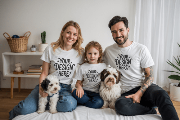 Matching Family BC3001 Group Mockup 14